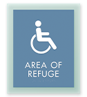 Refuge Area Signs