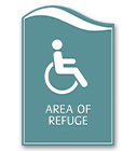 Refuge Area Signs