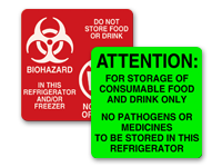 magnetic biohazard sign
