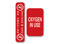 magnetic oxygen in use signs