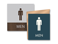 mens restroom signs