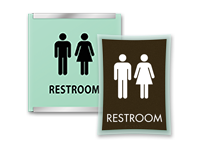 unisex restroom signs