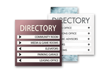 5-line directory w/inserts