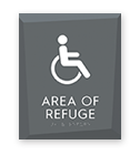 Refuge Area Signs