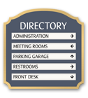 Directory Signs