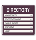 Directory Signs