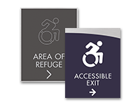 Accessible Direction Sign