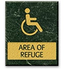 Refuge Area Signs