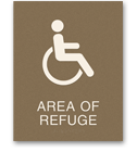 Refuge Area Signs