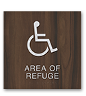 Refuge Area Signs