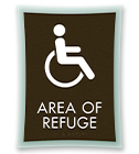 Refuge Area Signs